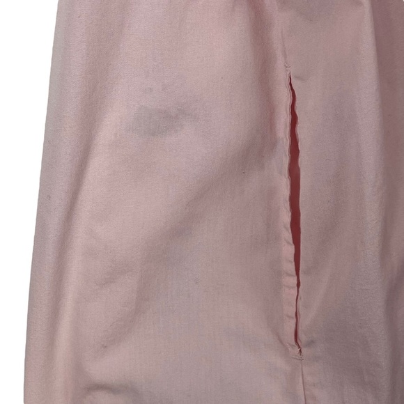 GO SOFTLY PATIO COTTON FLORAL EMBROIDERED SQUARE YOKE NOTCH NECK TRAPEZE DRESS - Picture 10 of 11